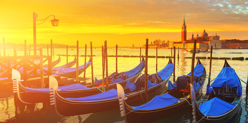 Lever du soleil Venise