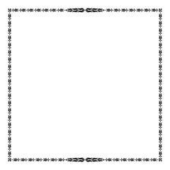 Square decorative frame. 
