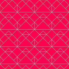 Seamless geometric pattern. Geometric background with rhombus an