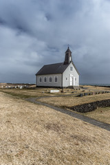 Fototapeta premium Strandarkirkja Kirche in Südisland
