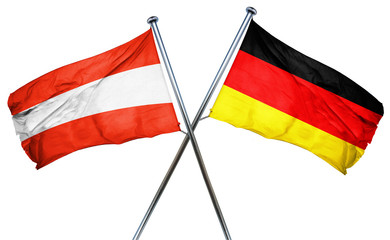 Austria flag  combined with germany flag