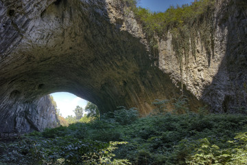 Devetashka cave interior near city of Lovech, Bulgaria