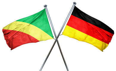 Congo flag  combined with germany flag