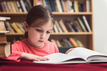Little Girl in the Library - Early Reading