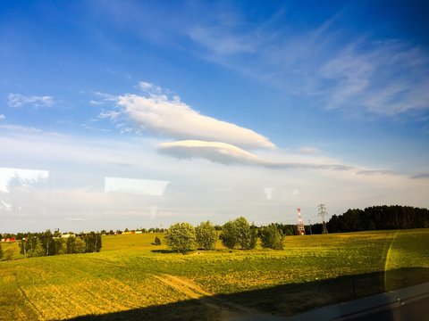 Fototapeta fantastyczna chmura na niebie 