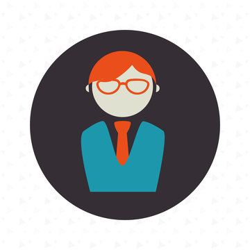 recommend clip art: businessman isolated design 