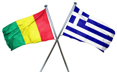 Guinea flag  combined with greek flag