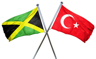 Jamaica flag  combined with turkey flag