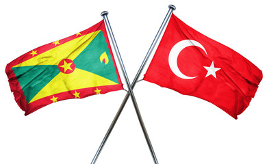 Grenada flag  combined with turkey flag