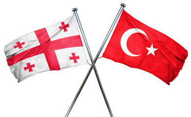 Georgia flag  combined with turkey flag