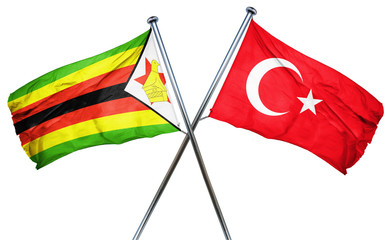 Zimbabwe flag  combined with turkey flag