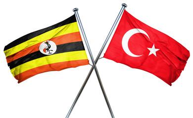 Uganda flag  combined with turkey flag