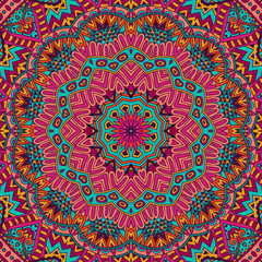Abstract  ethnic Mandala pattern Background