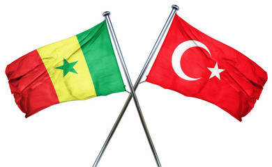 Senegal flag  combined with turkey flag
