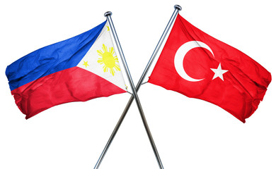 Philippines flag  combined with turkey flag