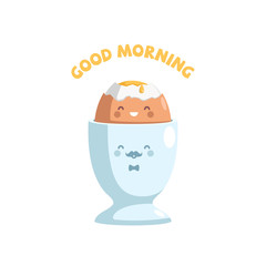 Illustration Egg Good morning