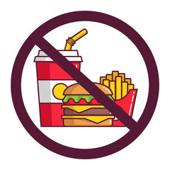 Danger! No fast food