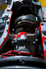 The clutch in the transmission