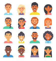 People nationality race vector illustration.