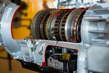Clutch gearbox. The mechanism of transmission