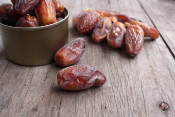 Dried date palm