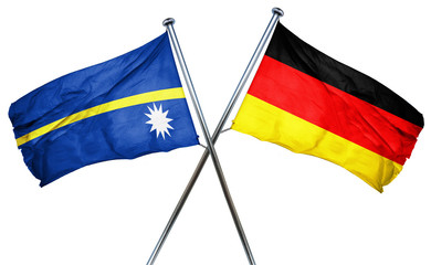 Nauru flag  combined with germany flag