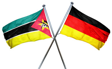 Mozambique flag  combined with germany flag