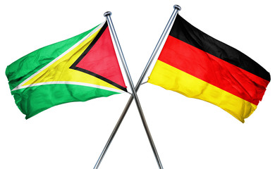 Guyana flag  combined with germany flag
