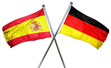 Spanish flag  combined with germany flag