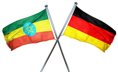 Ethiopia flag  combined with germany flag