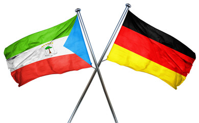 Equatorial guinea flag  combined with germany flag