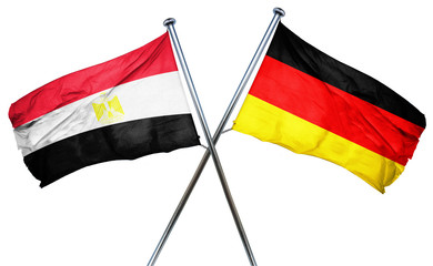 Egypt flag  combined with germany flag