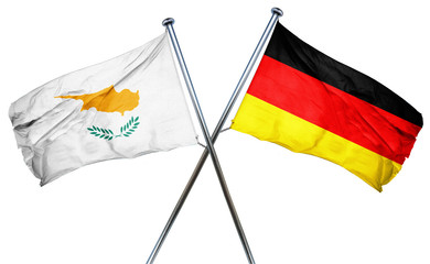 Cyprus flag  combined with germany flag