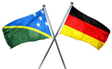 Solomon islands flag combined with germany flag