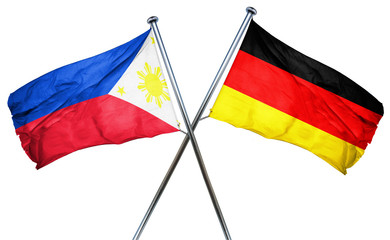 Philippines flag combined with germany flag