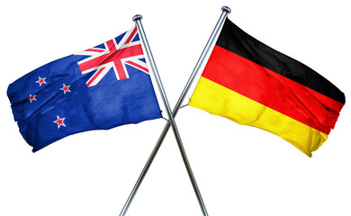 New zealand flag combined with germany flag