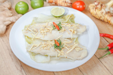Dolly fish steamed