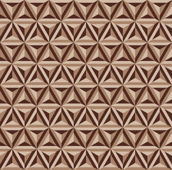 Abstract geometric triangle seamless patterns background, Vector illustration with swatch