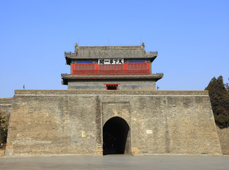 the great wall of shanhaiguan pass in china