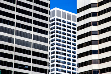 Three Office building with many windows