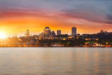 Obraz premium Zobacz Quebec City Frontenac Castle
