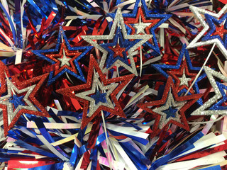 american flag colors and stars