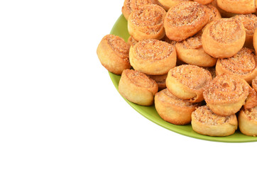 Homemade cookie on plate