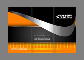 brochure design template colored stripes transparent
