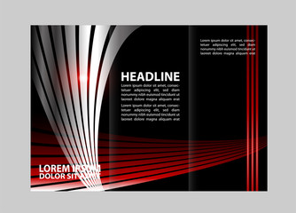 Custom tri-fold brochure template Works great for either the inside or outside of the brochure.
