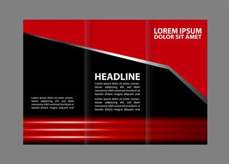 Tri Fold Brochure Vector Design
