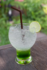 Kiwi italian soda.