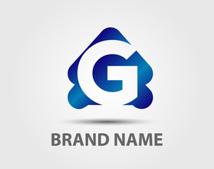 Letter g logo icon design template elements
