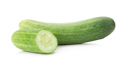 Cucumber isolated on white background
