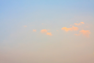 Beautiful sky with clouds